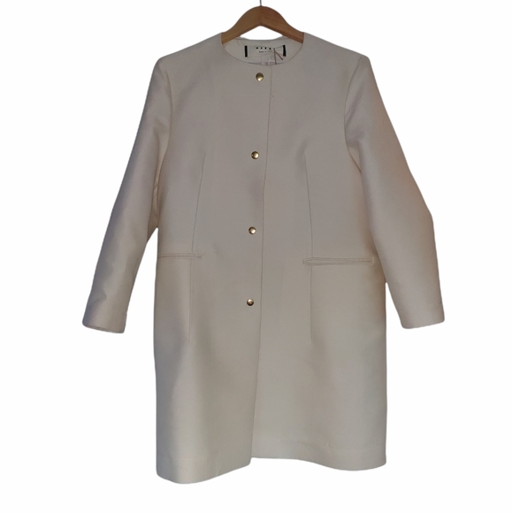 Marni Cream Wool/Silk Coat - Picture 1 of 7